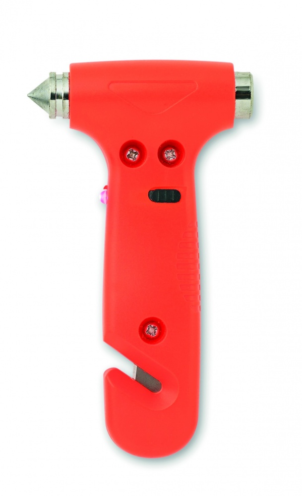 Logo trade advertising product photo of: 3 in 1 Emergency hammer