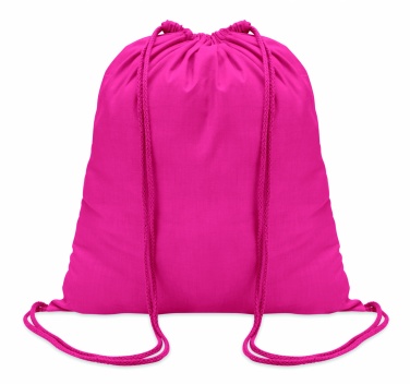 Logo trade promotional merchandise image of: 100gr/m² cotton drawstring bag