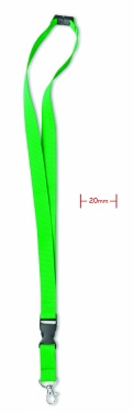 Logotrade promotional giveaway image of: Lanyard hook and buckle 20 mm