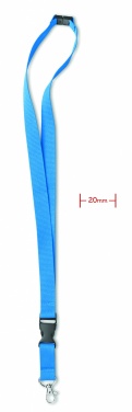 Logo trade advertising product photo of: Lanyard hook and buckle 20 mm