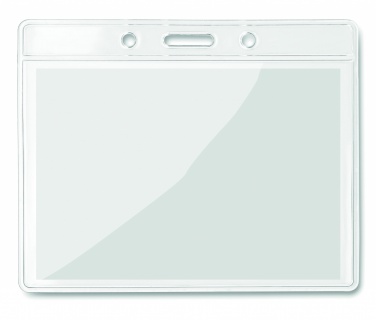 Logo trade promotional merchandise picture of: Transparent badge 10cmx8cm