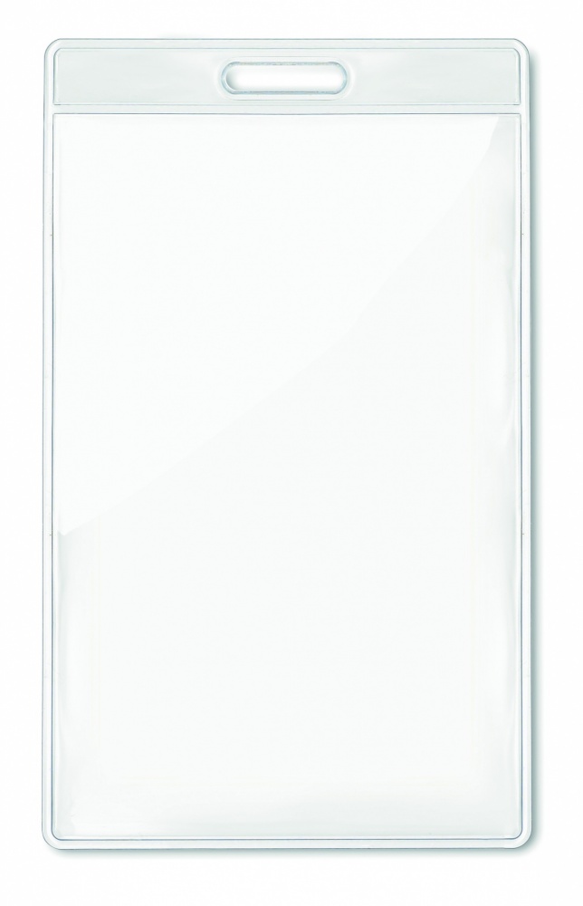 Logo trade promotional gift photo of: Transparent badge 7.5cmx12.5cm