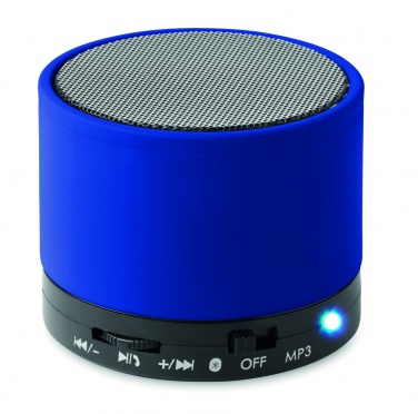 Logo trade advertising products image of: Round wireless speaker