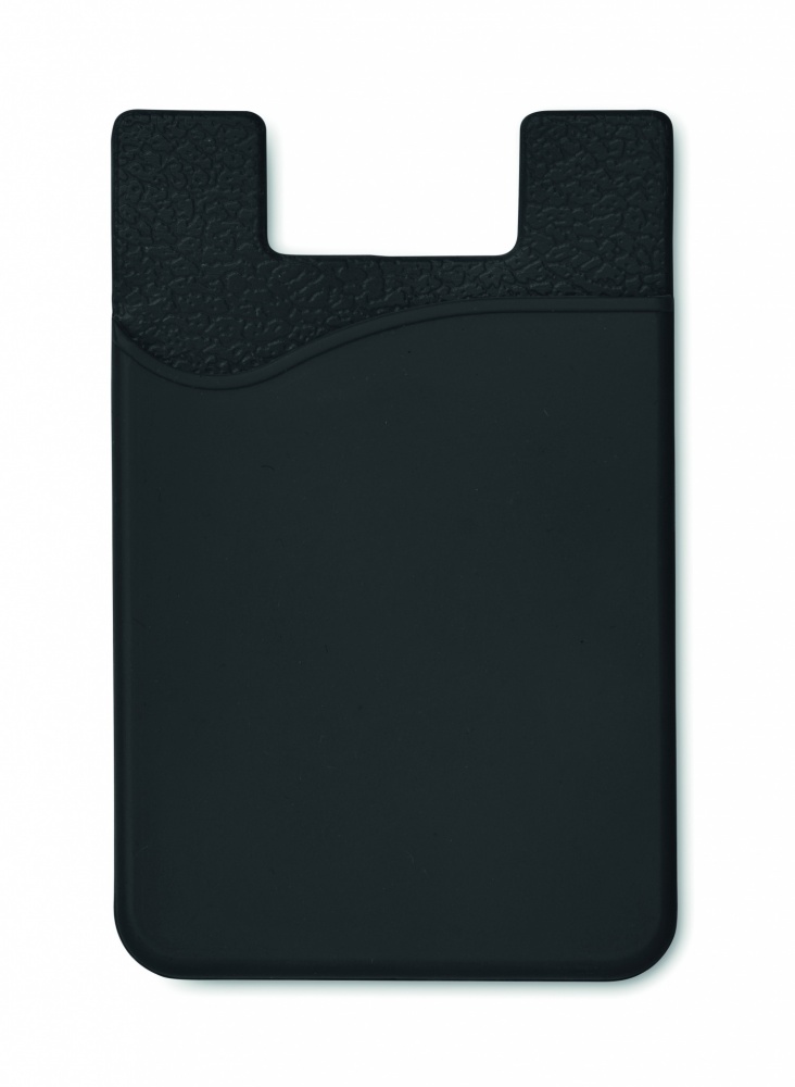 Logo trade promotional items image of: Silicone cardholder