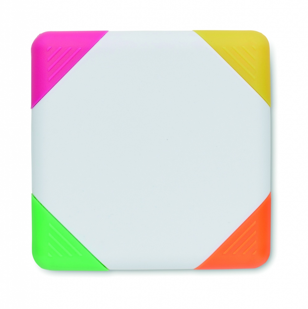 Logo trade promotional items image of: Square shaped highlighter