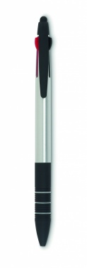 Logo trade advertising product photo of: 3 colour ink pen with stylus