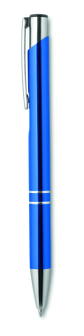 Logo trade promotional giveaways image of: Push button aluminium pen BERN