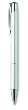 Logo trade corporate gifts picture of: Push button aluminium pen BERN