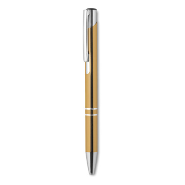 Logotrade promotional product image of: Push button aluminium pen BERN