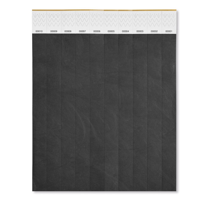 Logotrade promotional gift picture of: One sheet of 10 wristbands