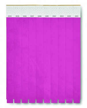 Logotrade promotional merchandise picture of: One sheet of 10 wristbands