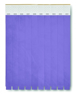 Logo trade promotional gifts picture of: One sheet of 10 wristbands