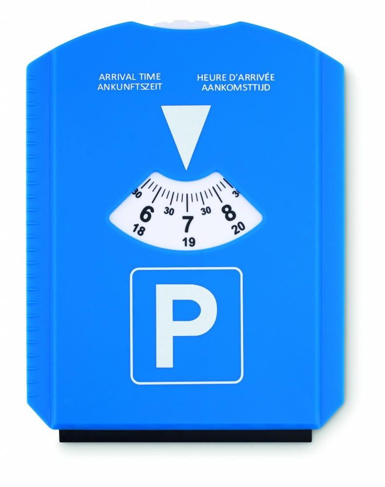 Logo trade promotional gifts image of: Ice scraper in parking card