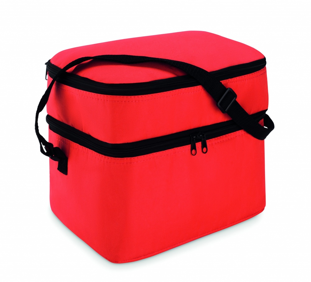 Logo trade advertising products image of: Cooler bag with 2 compartments