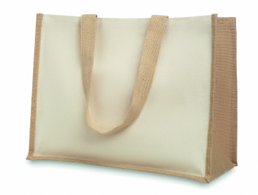 Logotrade promotional giveaways photo of: Jute and canvas shopping bag