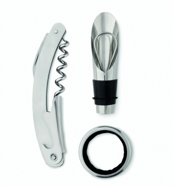 Logo trade promotional merchandise image of: Bottle shape wine set
