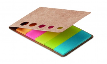 Logo trade advertising products image of: Page markers pad