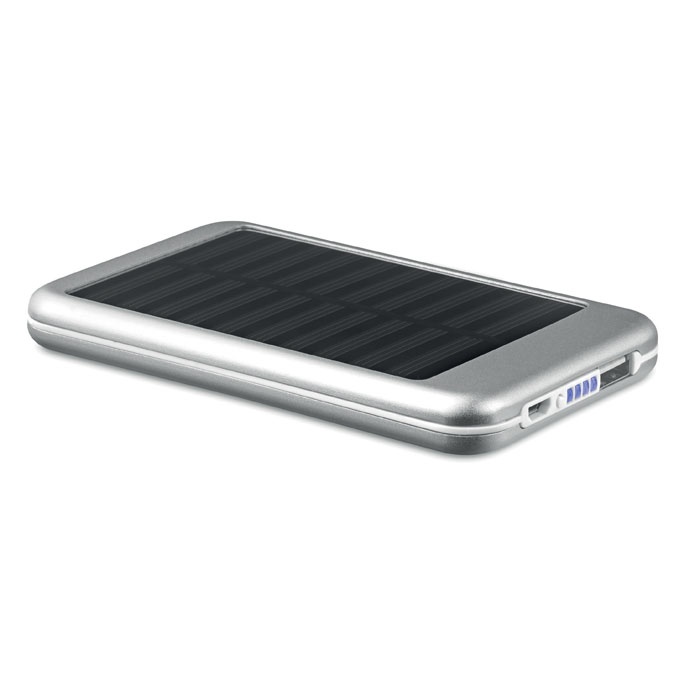 Logo trade promotional merchandise image of: 4000 mAH solar powerbank