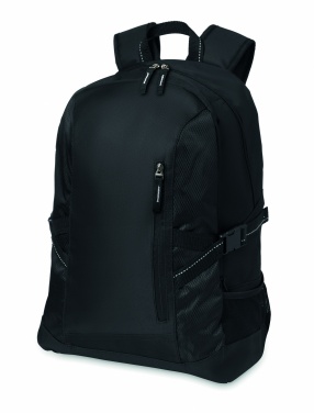 Logotrade promotional giveaway image of: Polyester laptop backpack