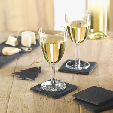 Logotrade promotional gift image of: Slate coasters with EVA bottom