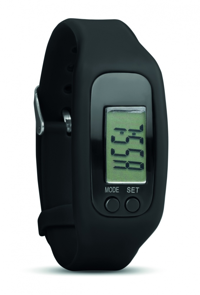 Logo trade promotional giveaway photo of: Pedometer bracelet FIT SET
