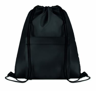 Logo trade advertising products image of: 210D Polyester drawstring bag