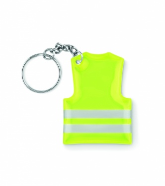 Logo trade promotional products image of: Key ring with reflecting vest Jekabpils