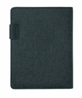 Logo trade promotional giveaway photo of: A5 folder with power bank