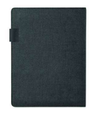 Logo trade promotional merchandise picture of: A4 folder with power bank
