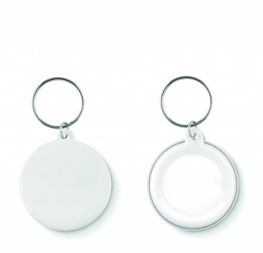 Logo trade advertising products picture of: Small pin button key ring Tukums