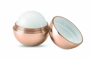 Logotrade promotional item picture of: Round lip balm UV finish