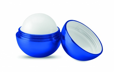 Logo trade business gifts image of: Round lip balm UV finish