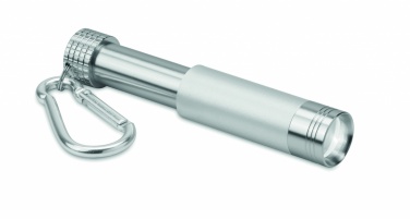 Logo trade business gift photo of: Aluminium/ABS LED key ring Aizkraukle