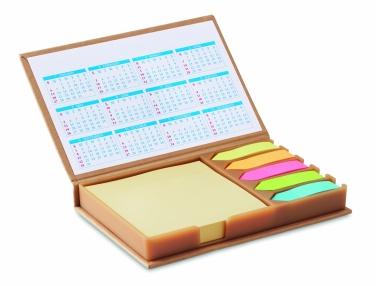 Logo trade corporate gifts picture of: Desk memo set with calendar