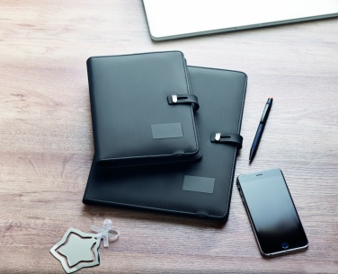 Logotrade advertising products photo of: A4 folder w/wireless charger5W