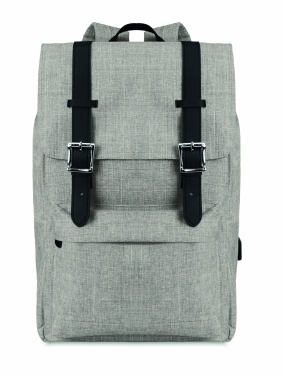 Logo trade business gift photo of: Backpack in 600D polyester