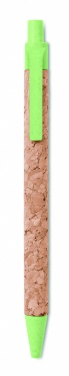 Logotrade promotional merchandise image of: Cork/ Wheat Straw/ABS ball pen
