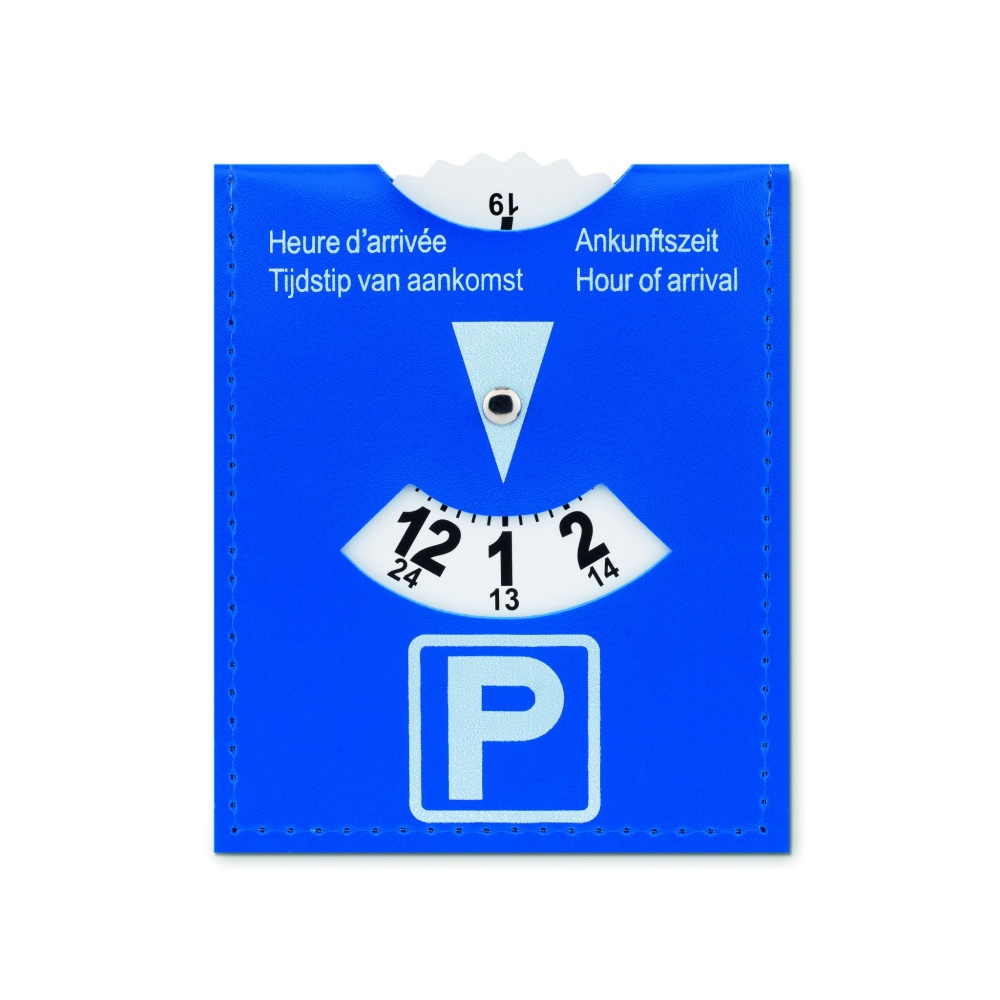 Logo trade promotional giveaways image of: Parking card in PVC