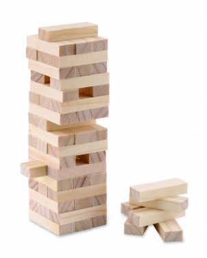 Logotrade business gifts photo of: Tower game in cotton pouch