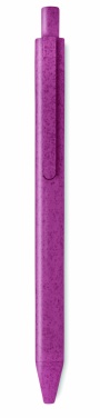 Logotrade promotional gift image of: Wheat Straw/ABS push type pen