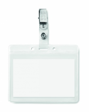 Logotrade promotional item image of: PVC badge holder