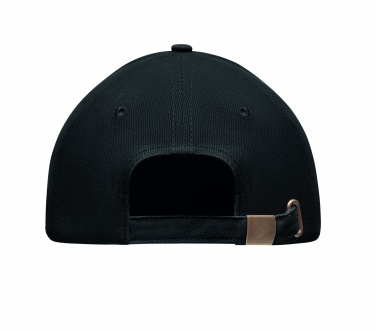 Logo trade promotional gifts image of: Brushed heavy cotton 6 panel Ba