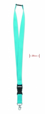 Logotrade business gift image of: Lanyard with metal hook 25mm
