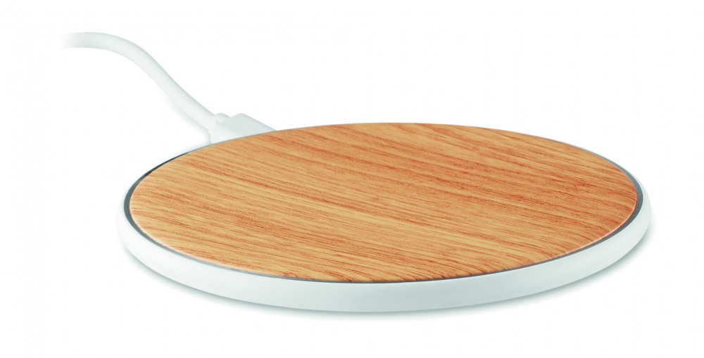 Logotrade corporate gift image of: Wireless charger round 5W TISPAD
