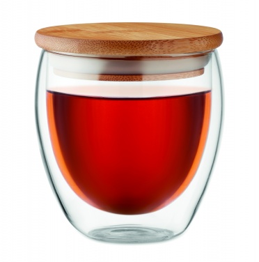 Logo trade advertising product photo of: Double wall glass 250ml Hamburg