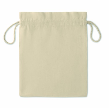 Logo trade corporate gifts image of: Medium Cotton draw cord bag
