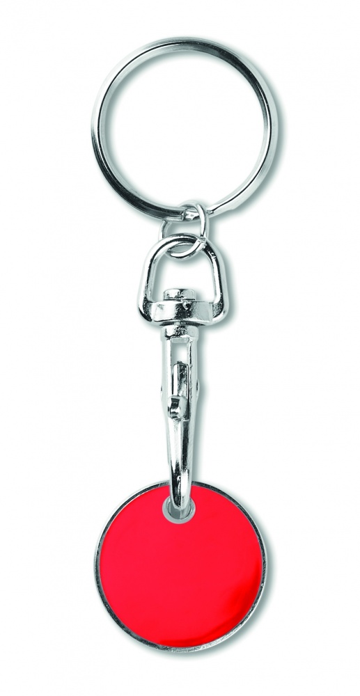 Logo trade promotional gift photo of: Key ring token (€uro token)