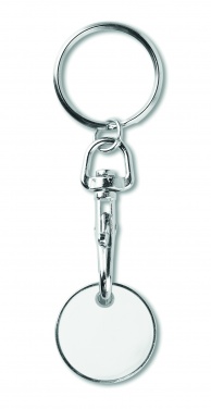Logo trade promotional merchandise picture of: Key ring token (€uro token)