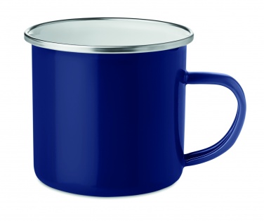 Logo trade promotional gifts image of: Metal mug with enamel layer