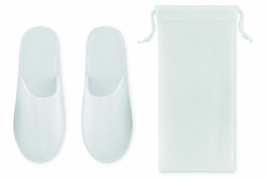Logo trade promotional items picture of: Pair of slippers in pouch